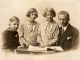 Svend, Bodil, Inge og Erik Frisch
